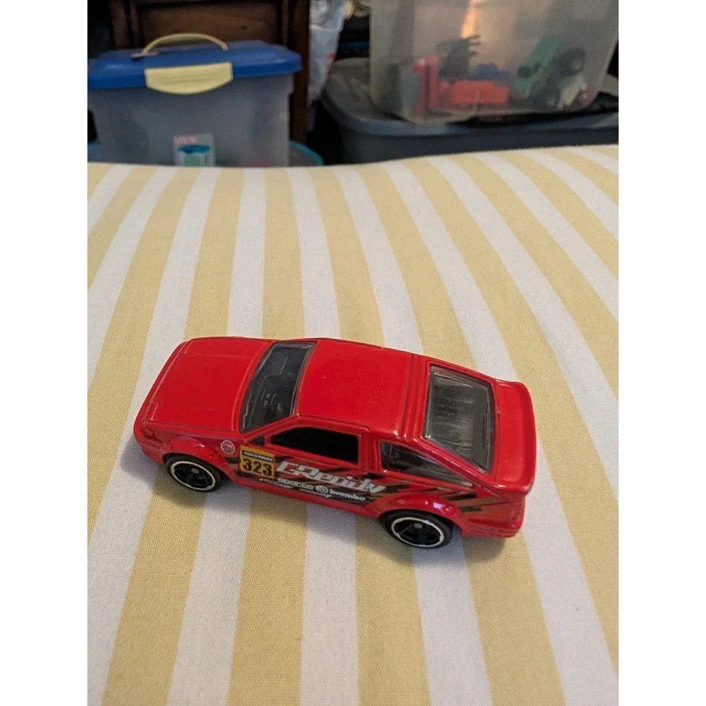 Hot Wheels CUSTOM W/REAL RIDERS Red Toyota AE-86 Corolla GReddy